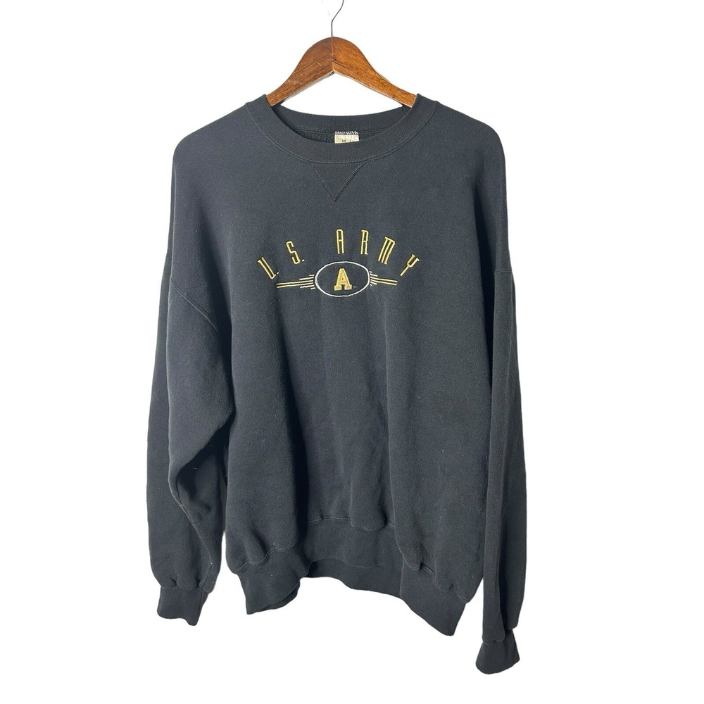 MJ‎ Soffe US Army Sweatshirt Mens Size XL Black Pullover